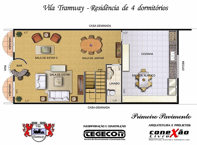 24- Tramway - 4 Dormit.- Planta do Terreo.jpg